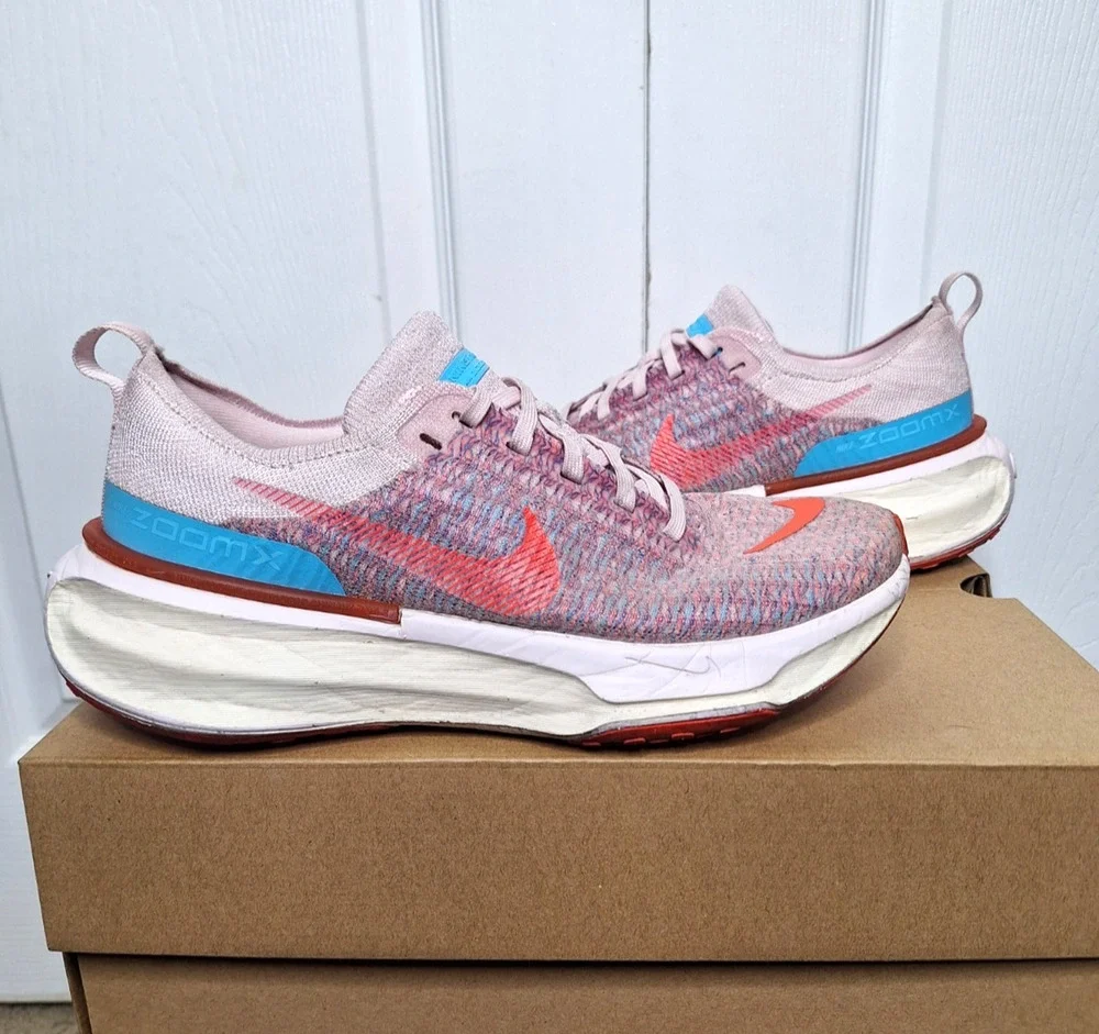 Nike ZoomX Invincible Run Flyknit 3 Pink Foam White Women's size 8.5 DR2660-600